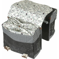 Basil Doppeltasche Bohème - Double Bag MIK 2.0 charcoal