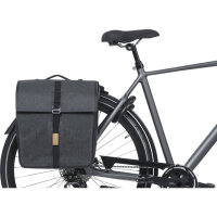 Basil Doppeltasche Urban Dry MIK MIK 2.0 charcoal melee