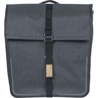 Basil Doppeltasche Urban Dry MIK MIK 2.0 charcoal melee