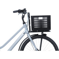 Basil Korb Fahrradkiste MIK 2.0 Gr. M, Volumen: 29,5 l, Maße (L x B x H): 33,5 x 44 x 27,5 cm, Gewicht: 1120 g