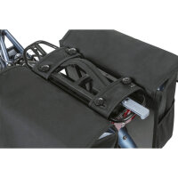 Basil Doppeltasche Go - Double MIK 2.0 solid black