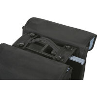Basil Doppeltasche Go - Double MIK 2.0 solid black
