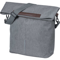 Basil Einzeltasche City Fahrradshopper MIK Hooks grau...