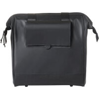 BASIL Einzeltasche "City Grand Fahrradshopper MIK Hooks" aus Tarpaulin, schwarz