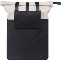 Basil Einzeltasche Vive Fahrradshopper MIK Hooks schwarz / cremefarben