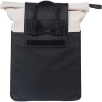 Basil Einzeltasche Vive Fahrradshopper MIK Hooks schwarz / cremefarben