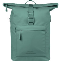 Basil Schultertasche Brooklyn MIK Hooks silbergrün