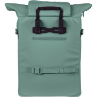 Basil Schultertasche Brooklyn MIK Hooks silbergrün