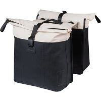 Basil Doppeltasche Vive MIK 2.0 schwarz / cremefarben