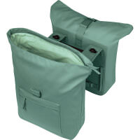 BASIL Doppeltasche "Brooklyn MIK 2.0" silbergrün