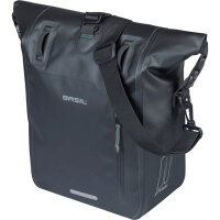 Basil Einzeltasche Rivo M MIK Hooks schwarz