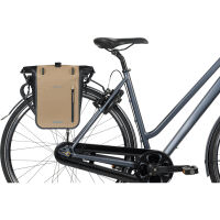 BASIL Einzeltasche "Rivo M MIK Hooks" sand/schwarz