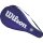 Wilson Tennisschlägerhülle Roland Garros, Für einen Erwachsenen-Schläger, Polyester, Blau, WR8402701001, Blue