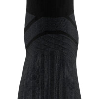 Bauerfeind Run Performance Compression Socks, Men, Black, 42-45, Wadenumfang S