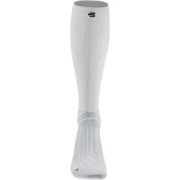 Bauerfeind Run Performance Compression Socks, Men, White, 42-45, Wadenumfang S