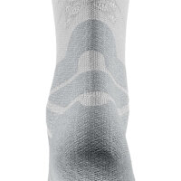 Bauerfeind Run Performance Compression Socks, Men, White, 42-45, Wadenumfang S