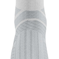 Bauerfeind Run Performance Compression Socks, Men, White, 42-45, Wadenumfang M