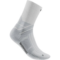 Bauerfeind Run Performance Mid Cut Socks, Men, White, 38-41