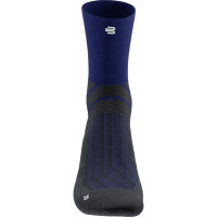 Bauerfeind Run Performance Mid Cut Socks, Men, Navy, 46-49