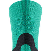 Bauerfeind Run Performance Mid Cut Socks, Men, Mint, 46-49