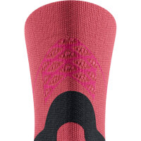 Bauerfeind Run Performance Mid Cut Socks, Women, Coral, 35-38
