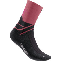 Bauerfeind Run Performance Mid Cut Socks, Women, Coral, 35-38