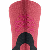 Bauerfeind Run Performance Mid Cut Socks, Women, Coral, 43-46