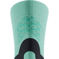 Bauerfeind Run Performance Mid Cut Socks, Women, Turquoise, 35-38