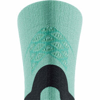 Bauerfeind Run Performance Mid Cut Socks, Women, Turquoise, 43-46