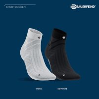 Bauerfeind Run Performance Low Cut Socks, Men, Black, 38-41