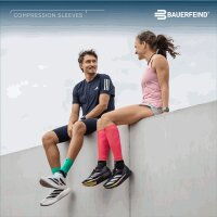 Bauerfeind Run Performance Compression Sleeves, Men, Navy, L