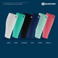 Bauerfeind Run Performance Compression Sleeves, Women, White, M