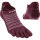 Injinji RUN LIGHTWEIGHT NO SHOW WOOL GARNET L
