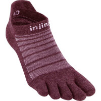 Injinji RUN LIGHTWEIGHT NO SHOW WOOL GARNET XL