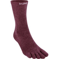 Injinji LINER CREW WOOL GARNET M