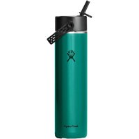 Hydro Flask 24 OZ LIGHTWEIGHT WIDE FLEX STRAW CAP EMERALD...