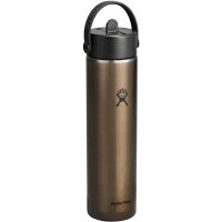 Hydro Flask 24 OZ LIGHTWEIGHT WIDE FLEX STRAW CAP OBSIDIAN