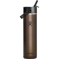 Hydro Flask 24 OZ LIGHTWEIGHT WIDE FLEX STRAW CAP OBSIDIAN
