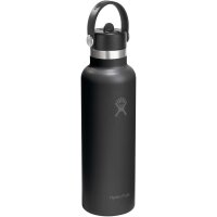 Hydro Flask 21 OZ STANDARD FLEX STRAW CAP BLACK