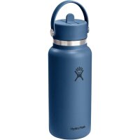 Hydro Flask 32 OZ WIDE FLEX STRAW CAP HARBOR BLUE