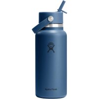 Hydro Flask 32 OZ WIDE FLEX STRAW CAP HARBOR BLUE