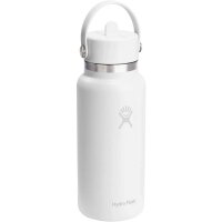 Hydro Flask 32 OZ WIDE FLEX STRAW CAP WHITE