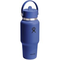 Hydro Flask 24 OZ WIDE FLEX STRAW TRAVEL BOTTLE CAPRI BLUE