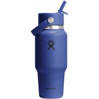 Hydro Flask 24 OZ WIDE FLEX STRAW TRAVEL BOTTLE CAPRI BLUE