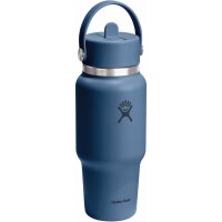 Hydro Flask 24 OZ WIDE FLEX STRAW TRAVEL BOTTLE HARBOR BLUE
