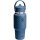 Hydro Flask 24 OZ WIDE FLEX STRAW TRAVEL BOTTLE HARBOR BLUE