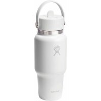 Hydro Flask 24 OZ WIDE FLEX STRAW TRAVEL BOTTLE WHITE