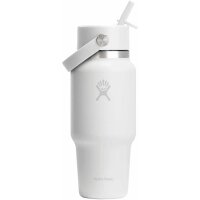 Hydro Flask 24 OZ WIDE FLEX STRAW TRAVEL BOTTLE WHITE