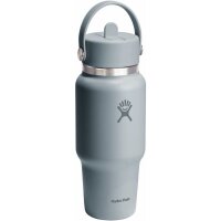 Hydro Flask 24 OZ WIDE FLEX STRAW TRAVEL BOTTLE SHALE GRAY