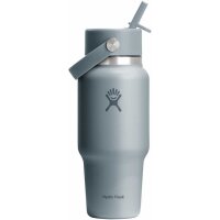 Hydro Flask 24 OZ WIDE FLEX STRAW TRAVEL BOTTLE SHALE GRAY